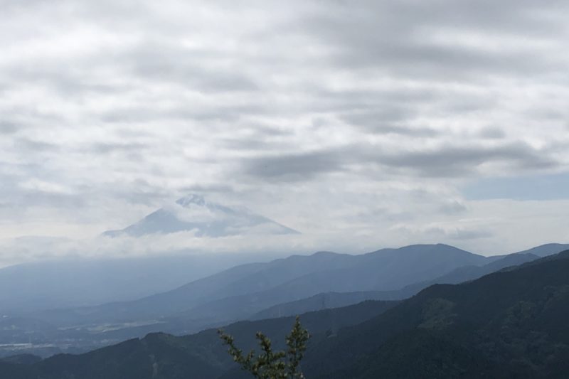 大野山頂上からの富士山