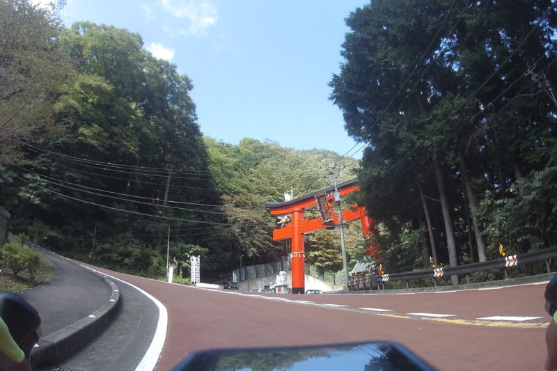 箱根旧道の最大斜度地点