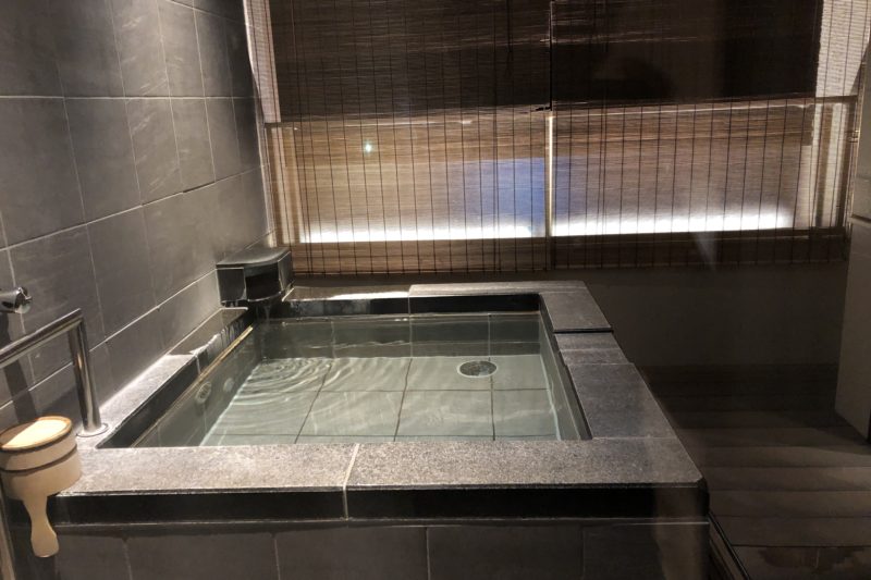 伊豆マリオットホテル修善寺の部屋付き露店風呂