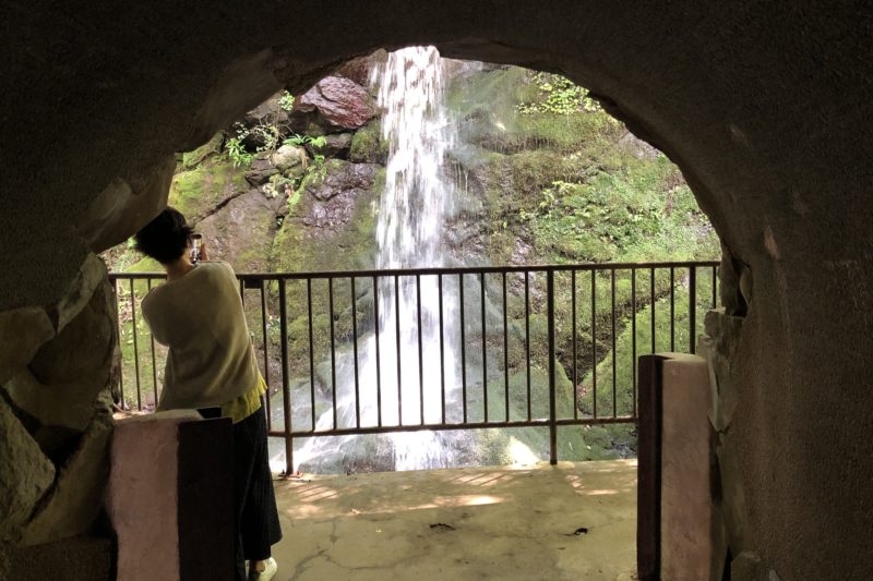 万葉公園の滝