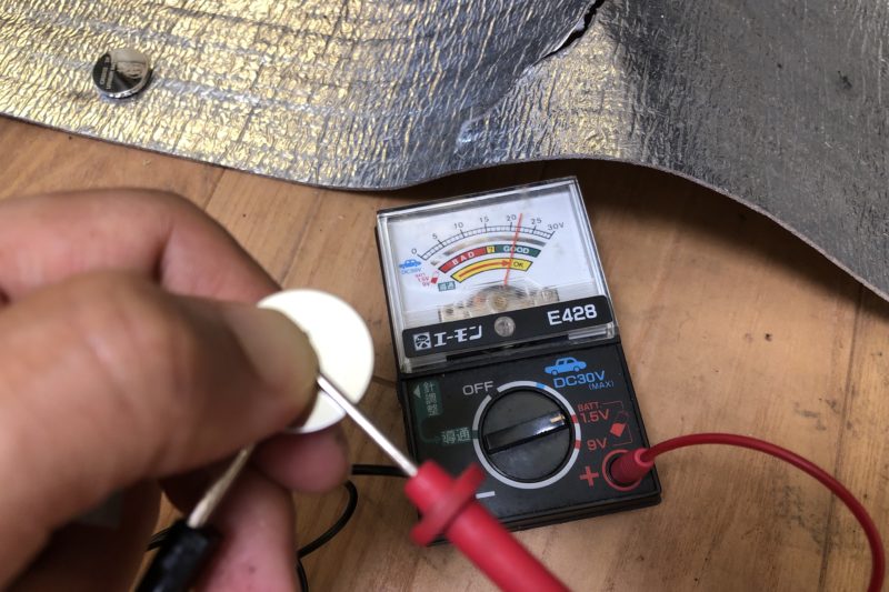使用中の電池の電力測定