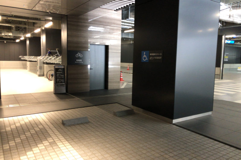 横浜シンフォステージの駐輪場