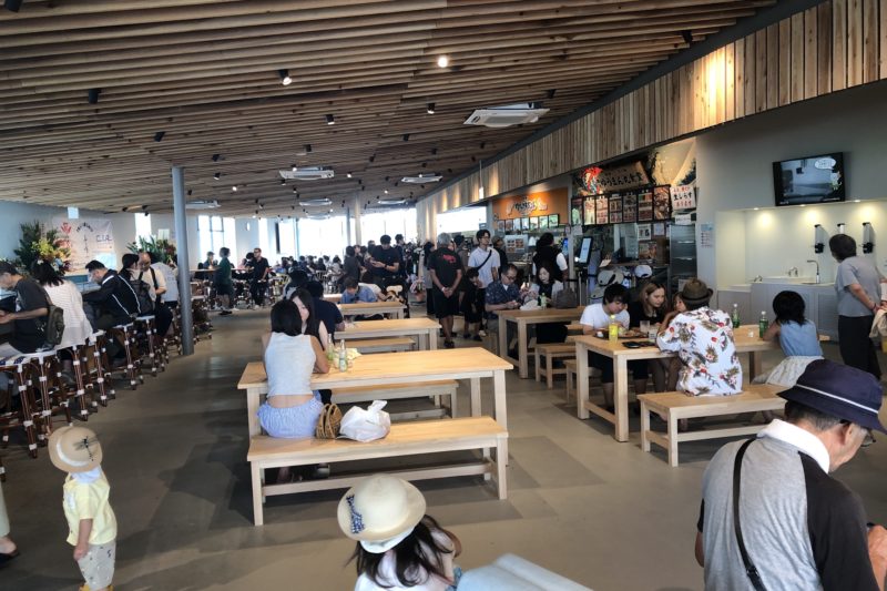 道の駅湘南ちがさきのフードコーナー