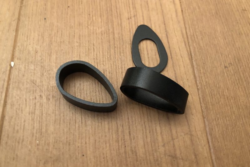 integrated seatpostで使うサドル高調整スペーサー