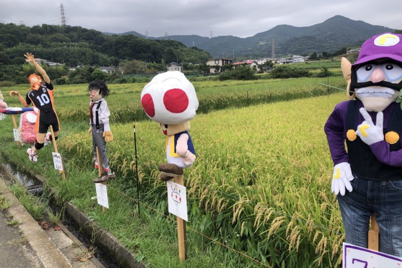 田原ふるさと公園のかかしまつり
