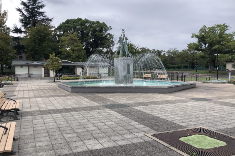 カルチャーパークの噴水広場