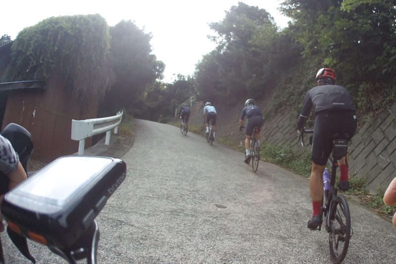 激坂のロードバイクグループ