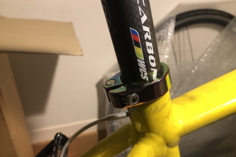 新しいシートポストクランプ