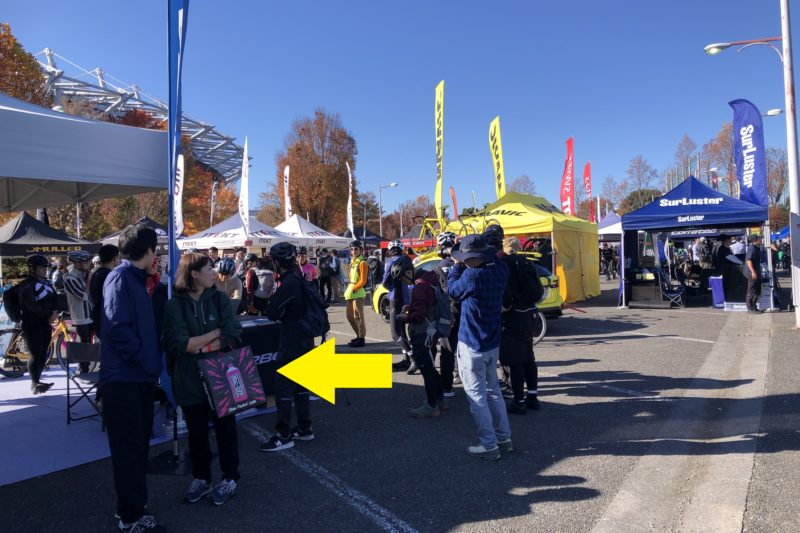 スポーツバイクデモ2025の会場