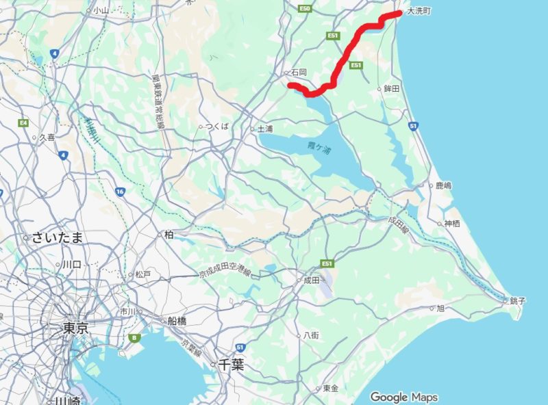 茨城県のライドルート