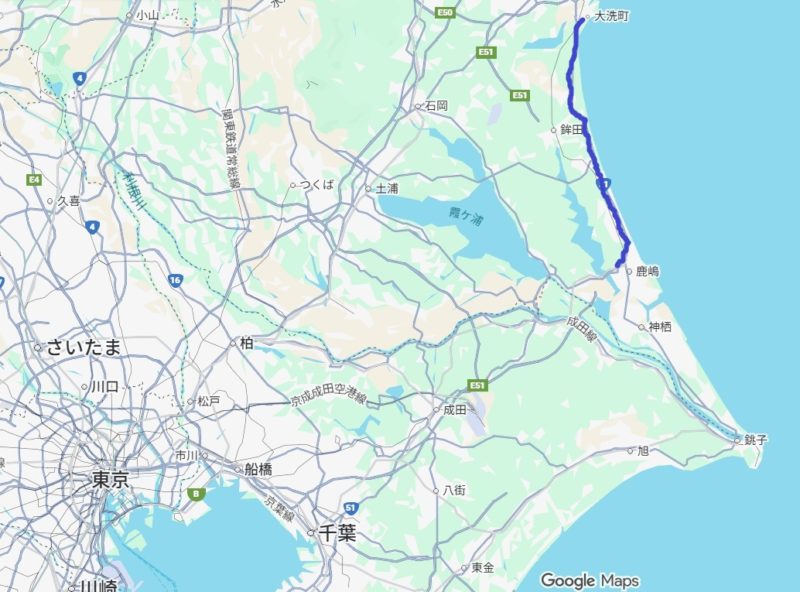 茨城県のライドルート