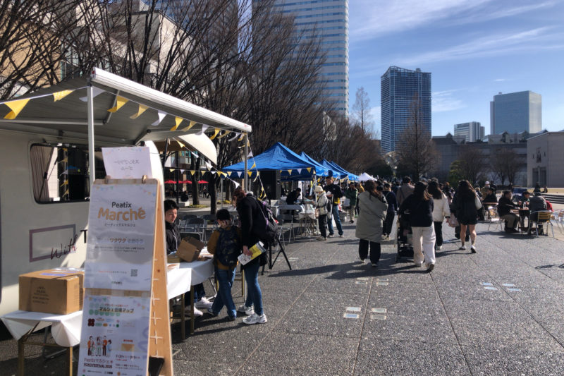 YOXO FESTIVALのマルシェエリア