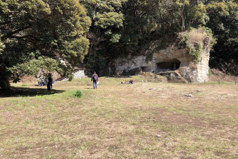 大町釈迦堂口遺跡がある広場