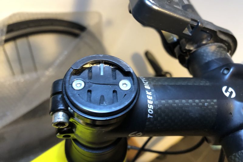 ヘッド部分のサイコンマウント